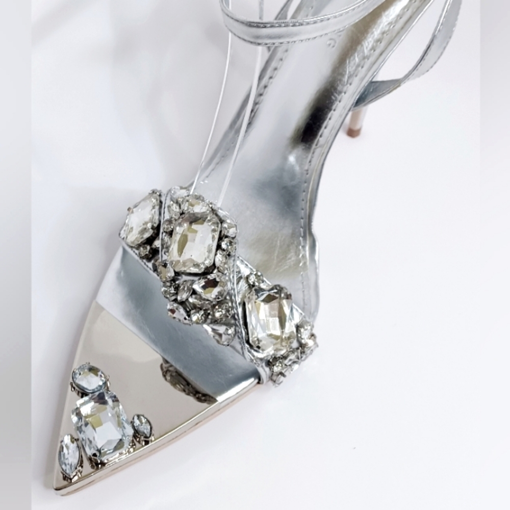 Azalea Wang Silver Tilly Size Up For Gems (Fits Size 9-10)